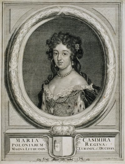 Maria Kazimiera Sobieska (1641-1716) 1674 von Pieter Stevens or Stephani